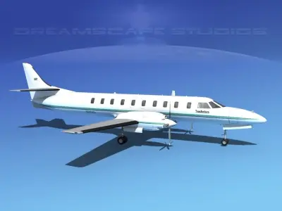 Swearingen SA226 Metroliner Trans Northern 3D model
