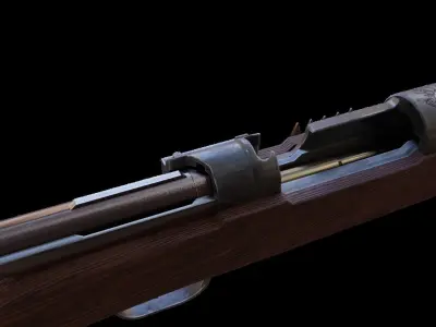 VZ24 Rifle Low-poly 3D model