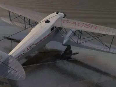 De Havilland DH-89 Dragon Rapide 3D model