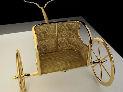 King Tut Chariot   3D model