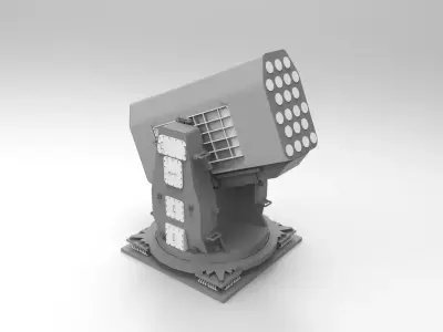 RIM gun ship RIM-116 Rolling Airframe Missile 3D print model