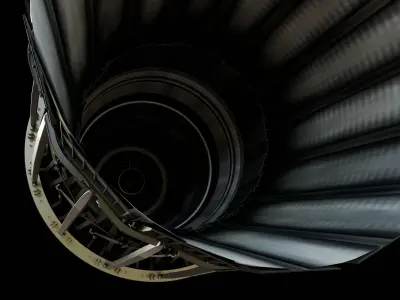 F-15 Engine Nozzle 3D model