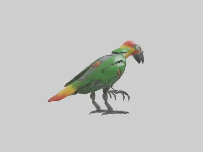Robot version of a parrot model 3D model