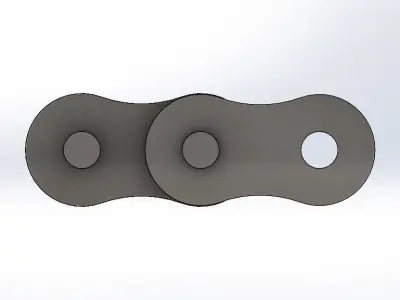 Bicycle Chain - Corrente de Bicicleta 3D model