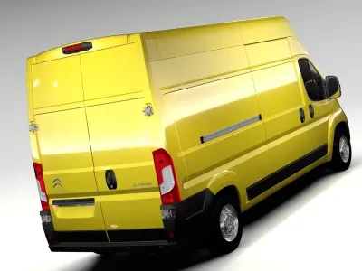 Citroen Jumper Van L3H3 2017 3D model