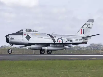 North American F-86 Sabre 3D model