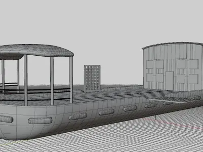 Bangladesh Ferry Free 3D model