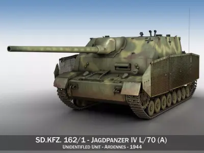 Jagdpanzer IV L70A 3D model