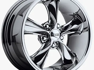 FOOSE Legend Wheel 17x8 Chrome 1965-1973 3D model