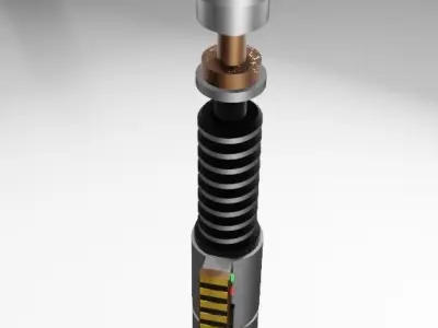 Luke Skywalker Lightsaber Free 3D model