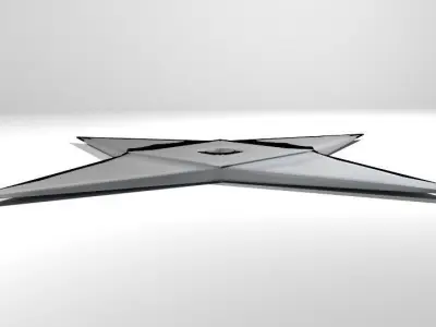 Throwing Star - Type 2 3D model