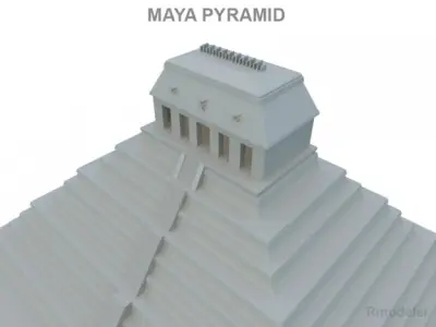Maya Pyramid 3D model