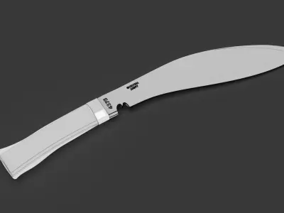 Kukri - Gorkha Knife 3D model