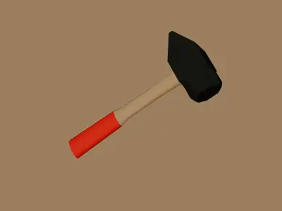 Low Poly Melee Weapons Free low-poly 3D model