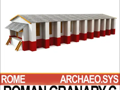 Roman Granary C 3D model