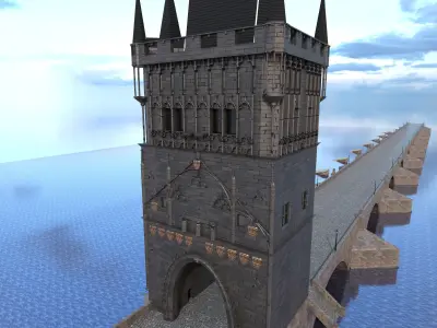 Charles Bridge 3D model