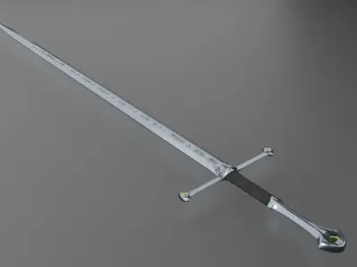 The Anduril Sword 3D model