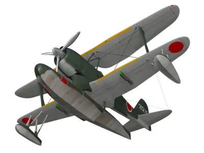 Mitsubishi F1M Pete 3D model