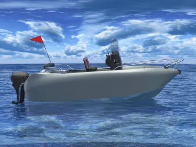 Motor Boat  3D model