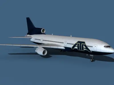 Lockheed L-1011-50 American Trans Air 2 3D model