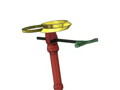 Flying propeller toy 3D print model
