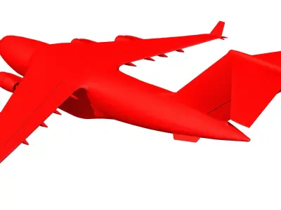 Printable C-17 Aircraft 3D model