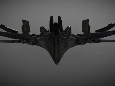 35Milano-GotG spaceship 3D model