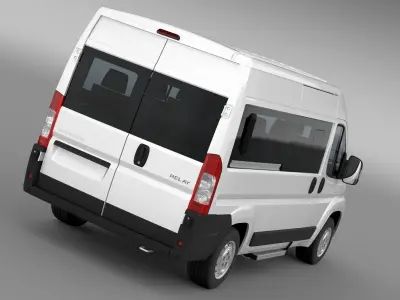 Citroen Relay Window Van L2H2 2006-2014 3D model