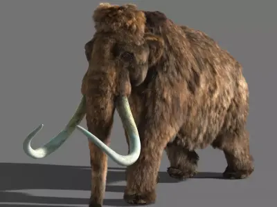 Mammoth woolly 3D model