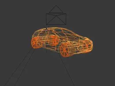 Tesla S Car Low Poly Model VR AR Free low-poly 3D model