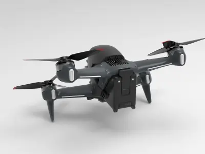 DJI FPV Drone 3D model