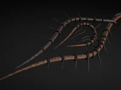 Witch staff 3D model