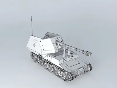 SdKfz 135 Marder I 3D model