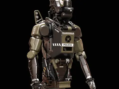 Polical Robot 3D model