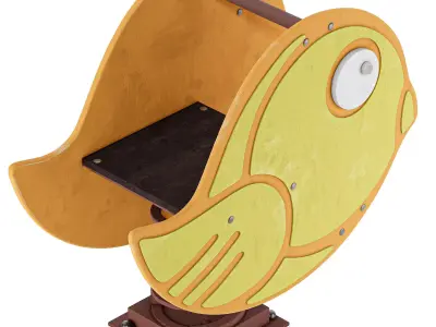 Spring Rocker Bird 3D model