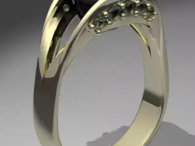 Rendering Anello D Free 3D model