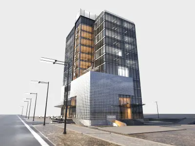 Office buildings Contemporary 3D model