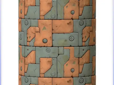 SciFi Seamless Texture Texture 76