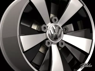 Volkswagen Maggiolino rim 3D model