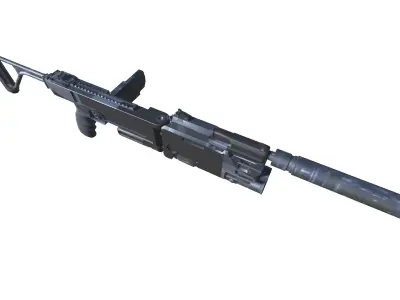 41-Cornershot-USP-gun model 3d game ready model  Low-poly 3D model