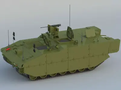 Ares Armoured Vehicle 3D model