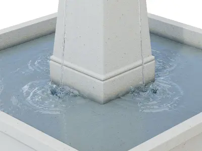 Campania  St Remy Fountain 3D model