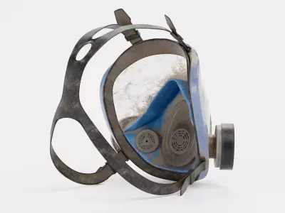-Gas Mask - Dirty- 3D model