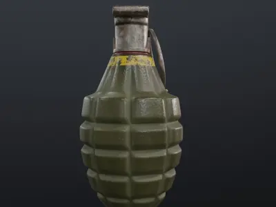 Grenade 3D model 4