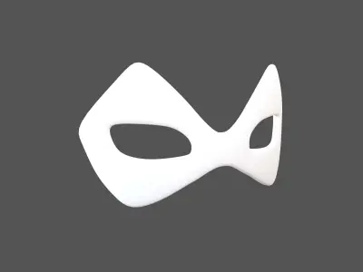 Eye Mask v1 002 Low-poly 3D model