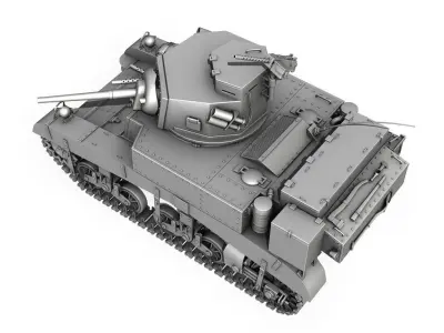 M3 Light Tank Honey 3D model