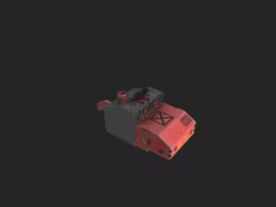 Device satelite generator vol2 Low-poly 3D model