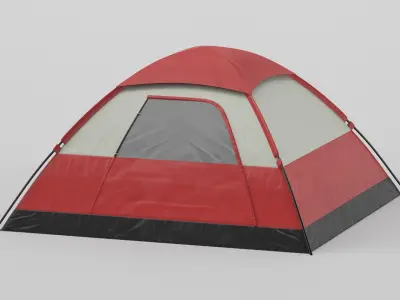 Camping Tents Collection 3D model