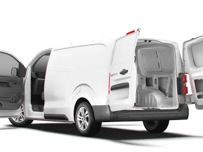 Vauxhall Vivaro Electric Van L3 HQ Interior 2024 3D model