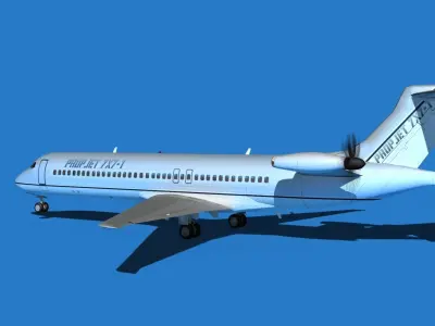 Boeing 7X7-1 Jet Fan V110 3D model